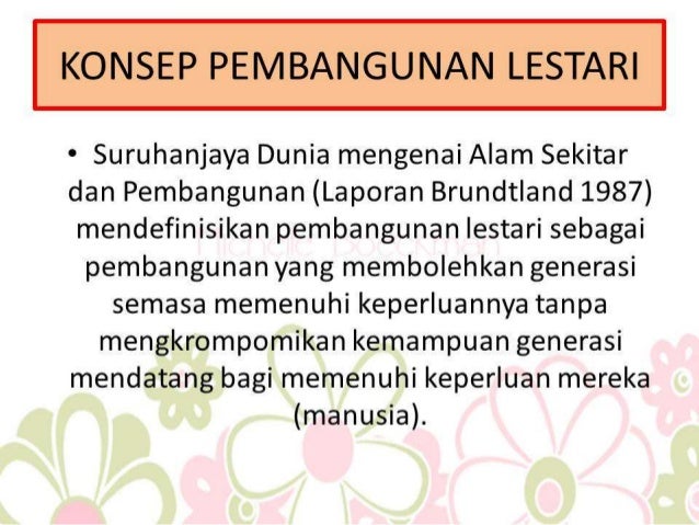 laporan brundtland 1987